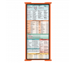 WhiteCoat Clipboard® Trifold - Orange Physical Therapy Edition